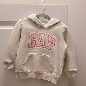 GAP toddler white sweatshirt